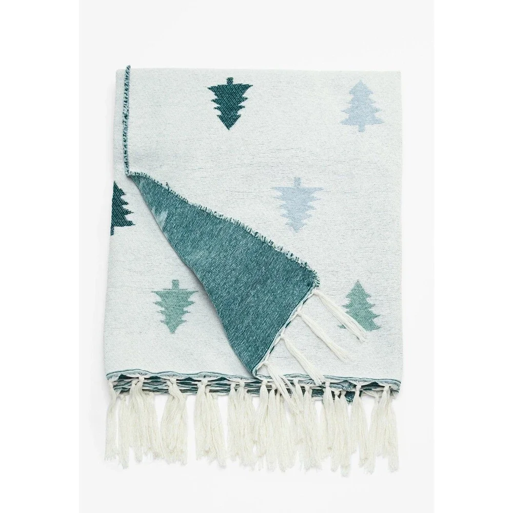 Maurices Holiday Tree Throw Blanket